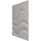Ekena Millwork 19 5/8in. W x 19 5/8in. H Wave EnduraWall Decorative 3D Wall Panel Covers 2.67 Sq. Ft. WP20X20WVCDC - alternate 2